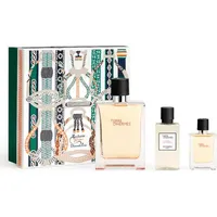 Hermès Terre d'Hermes Eau de Toilette 100 ml + Eau de Toilette 12,5 ml + After Shave Lotion 40 ml Geschenkset