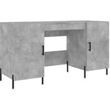 vidaXL Schreibtisch Betongrau 140x50x75 cm Holzwerkstoff