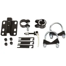 Trail Gator Adapter-Set für Kinderrad Adapter schwarz/Silber