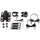 Trail Gator Adapter-Set für Kinderrad Adapter schwarz/Silber