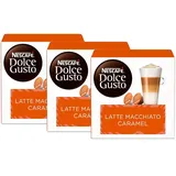 NESCAFÉ Dolce Gusto Latte Macchiato Caramel 3er Pack (3 x 16 Kapseln)