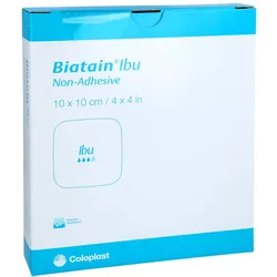 Biatain Ibu Schaumverband 10x10 cm nicht 5 St