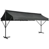 vidaXL Freistehende Markise 500 x 300 cm anthrazit