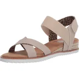 SKECHERS Damen Desert Kiss-Secret Picnic Flache Sandale, beige, 40 EU