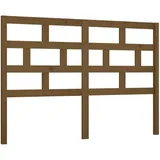 vidaXL Kopfteil Honigbraun 126x4x100 cm Massivholz Kiefer