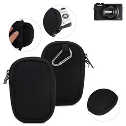 K-S-Trade Kameratasche für Canon PowerShot G7 X Mark III, Kameratasche Schutz-Hülle Kompaktkamera Tasche Travelbag sleeve schwarz