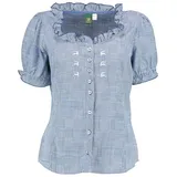 OS-TRACHTEN Trachtenbluse Zerado blau 38
