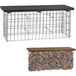 DEMA Gabionenbank Wuppertal 100 × 30 × 43 cm