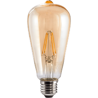 Xavax LED-Filament, E27, 400lm ersetzt 35W, Vintagelampe, Warmweiß; amber