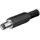 goobay DC-Stecker mit Knickschutz - Bohrung 2,1 mm x 5,5 mm