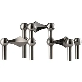 STOFF Nagel Kerzenständer-Set Nagel Schwarz