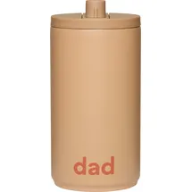 DESIGN LETTERS dad Reisebecher 350 ml beige