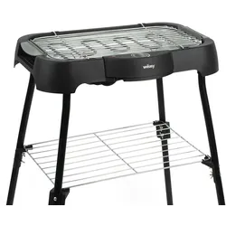 Wëasy Barbecue Electrique BBQ GBE42, Multifunktionaler Tischgrill, Innen-/Außengebrauch, Regulierbarer Thermostat, Fleisch Gemüse Fisch
