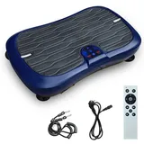 Vibrationsplatte, Rüttelplatte Sport Fitnessgeräte für Zuhause Workout, 99 Intensitätsstufen, 5 Trainingsprogrammes, Massagegerät mit Bluetooth Lautsprecher, Ganzkörpertraining & Muskelaufbau (EU-02K)