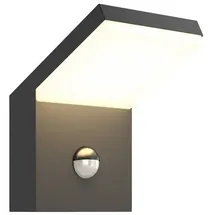 ARCCHIO LED Wandlampe aussen mit Bewegungsmelder Außenleuchte spritzwassergeschützt IP54 1x 16W warmweiß (3.000K)