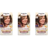 3x Poly Palette Vital Color Intensive Creme-Haarfarbe 7-1 Kühles Dunkelblond EA4