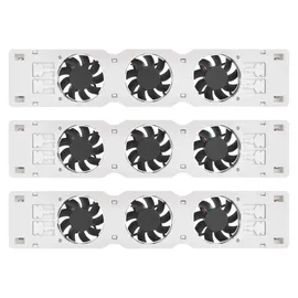 EMOS Heizung-Ventilator Starterset TRIO 3 Stück Heizgebläse inkl. Temperatursensor mit Regler Luftdurchsatz 36 m3/h pro Ventilator