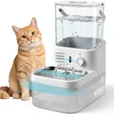 Katzenbrunnen, Trinkbrunnen für Katzen, Trennung von Frisch und Abwasser