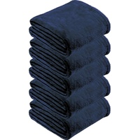 Wohndecke Fleece Wohndecke 5er-Pack "Amarillo", REDBEST, Fleece Uni blau 130 cm x 180 cm