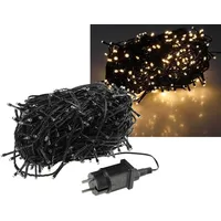 ChiliTec LED Lichterkette 40 m Schwarz warmweiß
