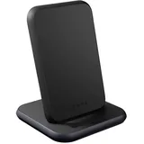 Zen Zens Aluminium Series Stand + USB-C Ladegerät 18W 1x 10W Qi schwarz