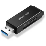 UGREEN tragbarer TF/SD-Kartenleser 3.0 Schwarz