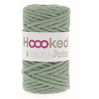 Hoooked Natural Jute Textilgarn 45 m Rolle (Serenity Mint)