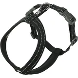 Hurtta Casual Y-Geschirr Hundegeschirr Schwarz 35-45 cm