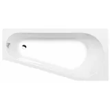 hak Handelsagentur Koch Asymmetrische Badewanne 160 x 80 x 44 cm rechts weiß