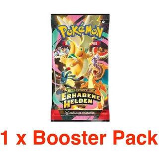 Pokemon - Mega Entwicklung Erhabene Helden Booster Pack (1x) DE - NEU OVP SEALED