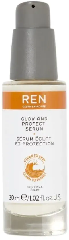 REN Clean Skincare Radiance Glow and Protect Serum  (30 ml)