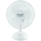 Adler AD 7302 23 cm Tischventilator Weiß