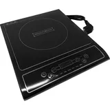 JTI Induktionskochplatte mit Touch-Funktion und Timer, Kochplatte, Schwarz