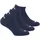 Diadora Sneakersocken 3er Pack Dunkelblau 35-38