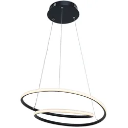 Rabalux 3257 LED Hängende Deckenleuchte Meridia 1x40w | 2900lm | 3000k - schwarz
