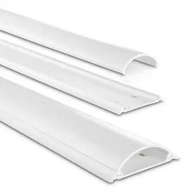 Hama Kabelkanal selbstklebend, halbrund, 100 cm weiß