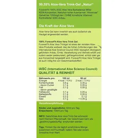 ForeverFit Aloe Vera Trinkgel 1000 ml