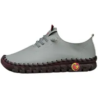 Generisch Orthopädische Schuhe Sneaker Damen Ergonomischer Schmerzlinderungs Sommer Barfußschuhe Leicht Atmungsaktive Lässige Bequeme Outdoor Sportschuhe Turnschuhe Laufschuhe Sommerschuhe (Grey, 40) - 40 EU