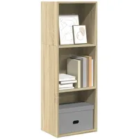 VidaXL Bücherregal Sonoma-Eiche 40x30x114 cm Holzwerkstoff