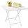 Hti-Living Gartentisch Solea 55 x 55 x 70 cm Weiß