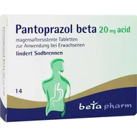 Betapharm Arzneimittel GmbH Pantoprazol beta 20mg acid 14 St.