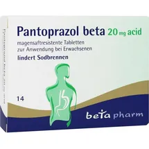 Betapharm Arzneimittel GmbH Pantoprazol beta 20mg acid 14 St.