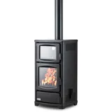 Teba Therm Kaminofen Holzofen TS 16 mit Backfach 8 kW BImSchV 2