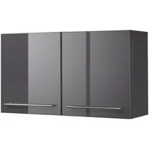 kochstation Hängeschrank KS-Wien 100 x 34 x 57 cm Grau