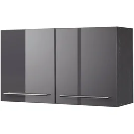 kochstation Hängeschrank KS-Wien 100 x 34 x 57 cm Grau