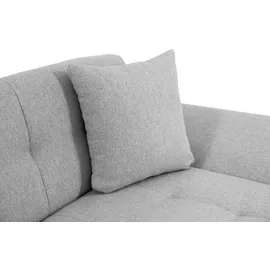 Mirjan24 Ecksofa Montana mit Regulierbare Armlehnen, L-Form Sofa vom Hersteller (Soft 011 + Lux 05 + Lux 06, Seite: Links) - Grau