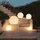 Newgarden Solarleuchte Kunststoff 20 LED schwimmend IP68 blau