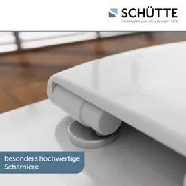 Schütte Duroplast WC-Sitz mit Absenkautomatik Weiß