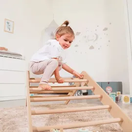 babybay Kletterdreieck Littlefoot Holz Beige Natur
