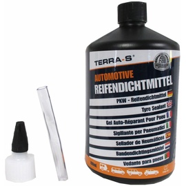 TERRA-S T16001 T16001Nachfüllpackung Reifendichtmittel für Reifenpannen für Standardset/Notfallausrüstung, 700-ml-Flasche